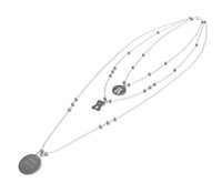 Collana 10 Buoni Propositi Donna in Argento N-9811 - N-9811